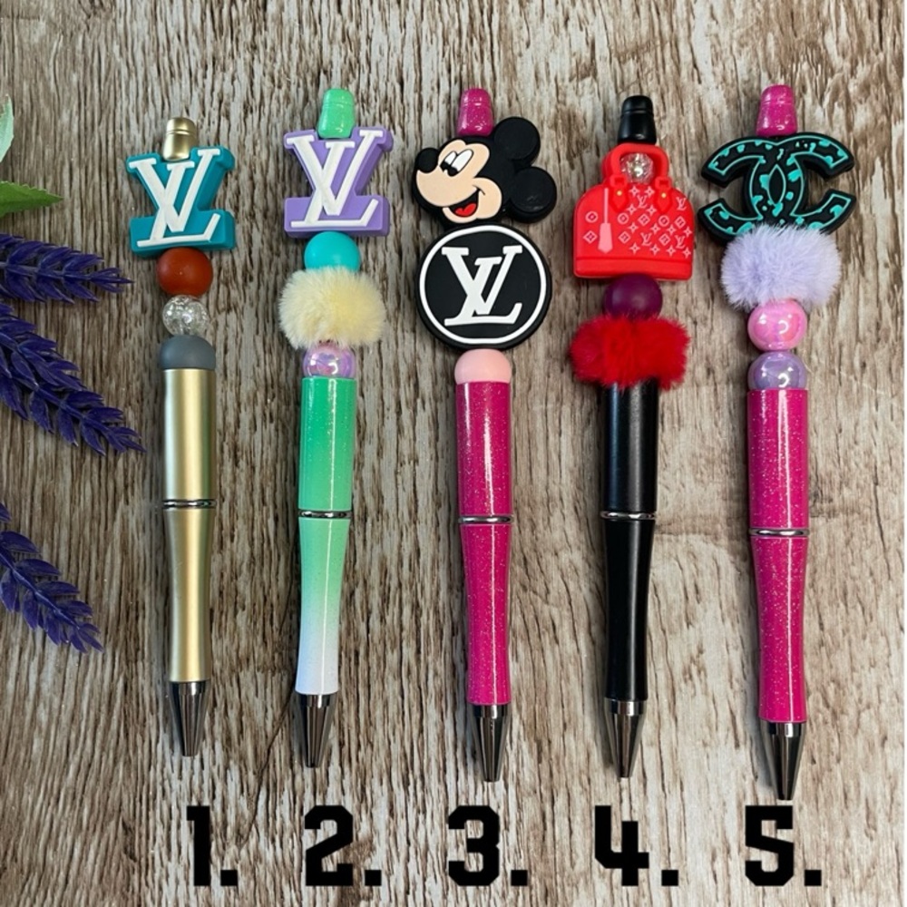 Handcrafted Pens Luxury Beaded Unique Artisan Gifts Office Accessories